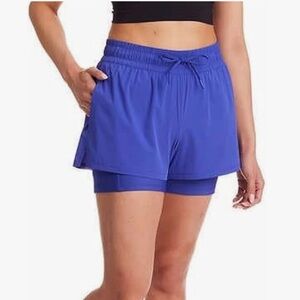 Spyder Active Shorts with Liner and Pockets - small